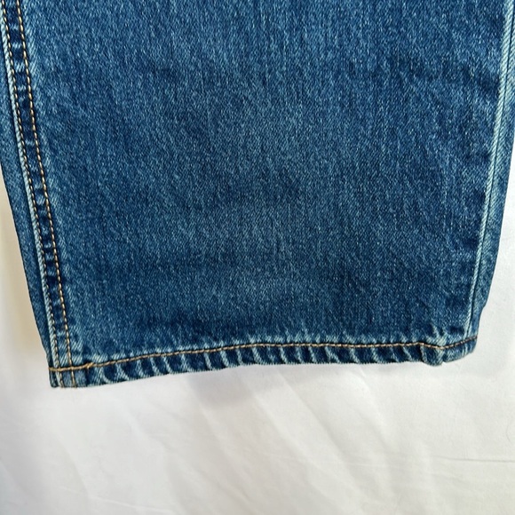 Vero Moda Blue High Rise Loose Straight Jeans NWT - Picture 6 of 10